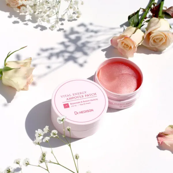 Dr. HEDISON Rejuvenate & Restore Elasticity hydrogélová maska na očné okolie proti starnutiu 60 ks