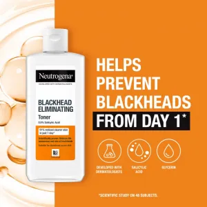 Neutrogena Blackhead Eliminating čistiace tonikum proti čiernym bodkám 200 ml