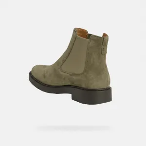 Khaki Women's Ankle Boots Geox Spherica EC1 - Ladies