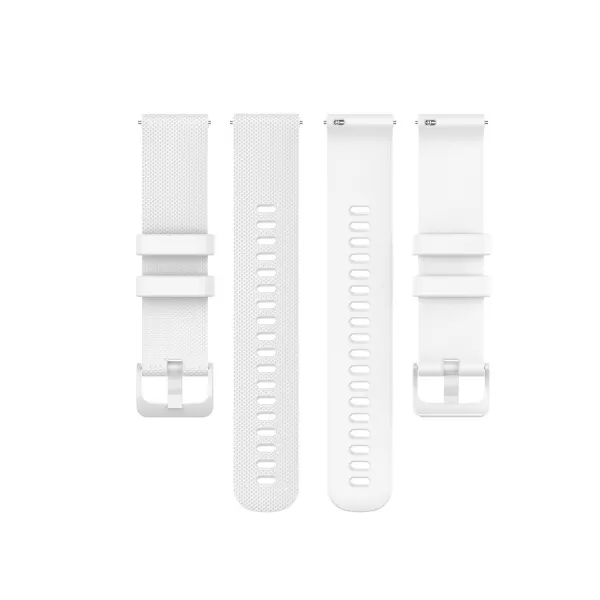 BStrap Silicone Land remienok na Garmin Vivoactive 4s, white (SGA008C02)