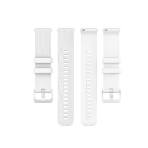BStrap Silicone Land remienok na Garmin Vivoactive 4s, white (SGA008C02)