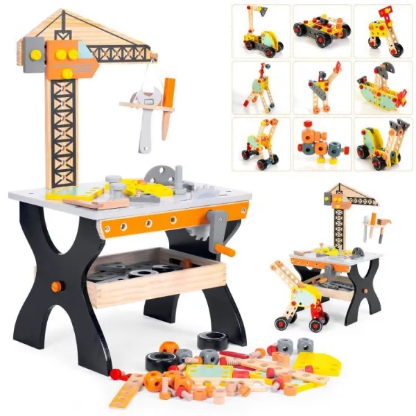 Dětská dílna WOODO ECOTOYS vícebarevná