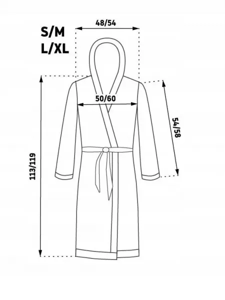 Tutumi Dámský župan z mikrovlákna Queen L/XL bílý