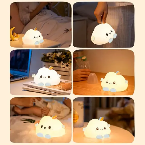 Dekoračná lampa v tvare obláčika RGB LED