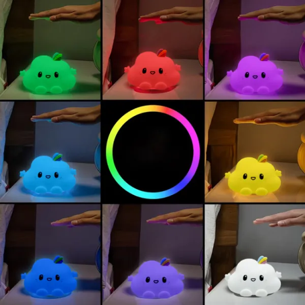 Dekoračná lampa v tvare obláčika RGB LED