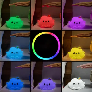 Dekoračná lampa v tvare obláčika RGB LED