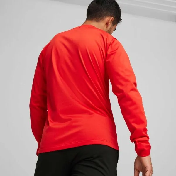 Puma TEAMGOAL TRAINING SWEAT Pánska športová mikina, červená, veľkosť