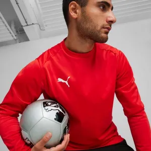 Puma TEAMGOAL TRAINING SWEAT Pánska športová mikina, červená, veľkosť