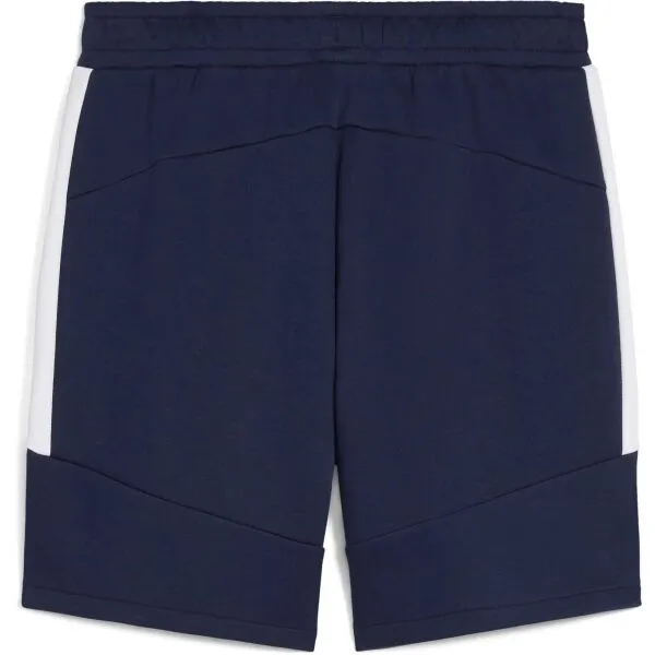 Puma TEAMEVOSTRIPE SHORTS Pánske šortky, tmavo modrá, veľkosť