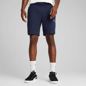 Puma TEAMEVOSTRIPE SHORTS Pánske šortky, tmavo modrá, veľkosť