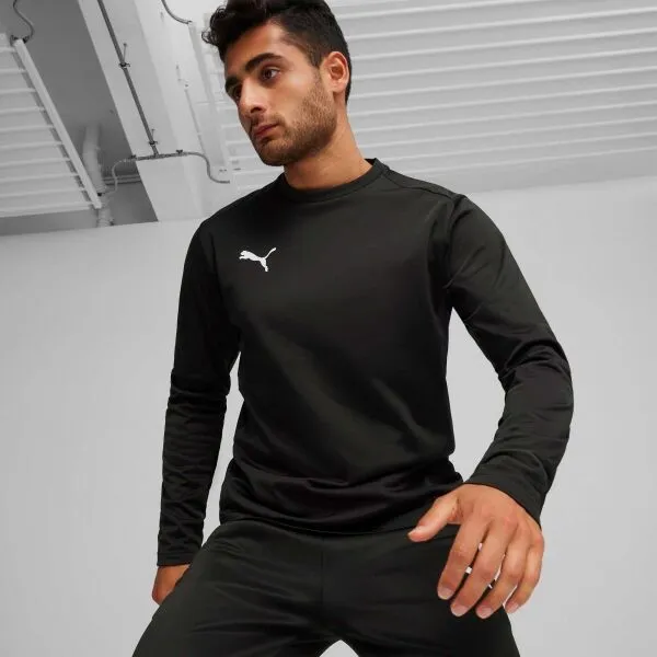 Puma TEAMGOAL TRAINING SWEAT Pánska športová mikina, čierna, veľkosť