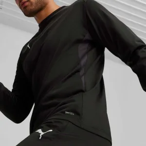 Puma TEAMGOAL TRAINING SWEAT Pánska športová mikina, čierna, veľkosť