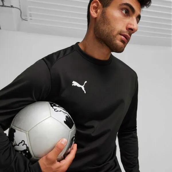 Puma TEAMGOAL TRAINING SWEAT Pánska športová mikina, čierna, veľkosť