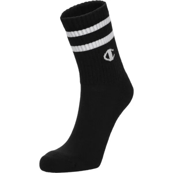 Champion 2PK SHORT CREW Unisexové ponožky, čierna, veľkosť 35-38