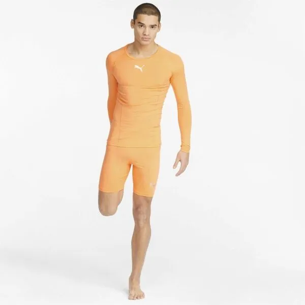 Puma LIGA BASELAYER SHORT TIGHT PKN Dámske kraťasy, oranžová, veľkosť