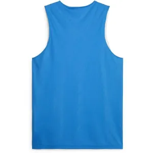 Puma HOOPS TEAM REVERSE PRACTICE JERSEY Pánsky basketbalový dres, modrá, veľkosť