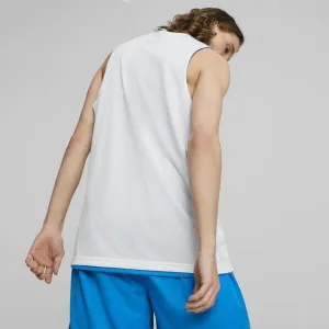 Puma HOOPS TEAM REVERSE PRACTICE JERSEY Pánsky basketbalový dres, modrá, veľkosť