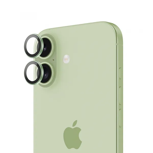 Benks Glass Warrior ochranné sklo na fotoaparát, iPhone 17, zelené