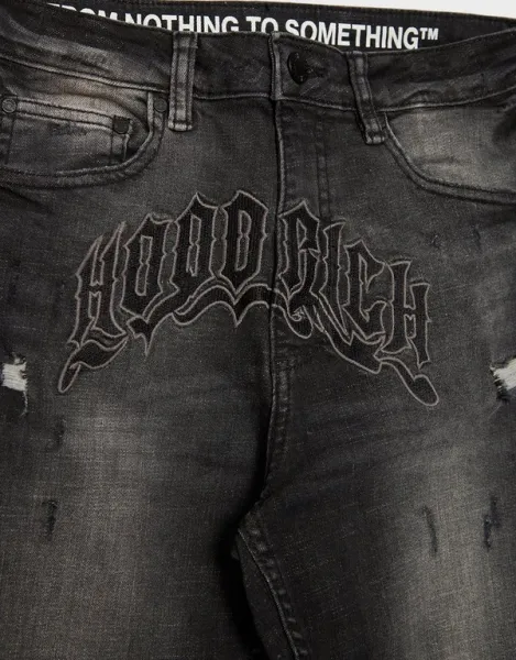 Hoodrich Nohavice  Jeans Ritual