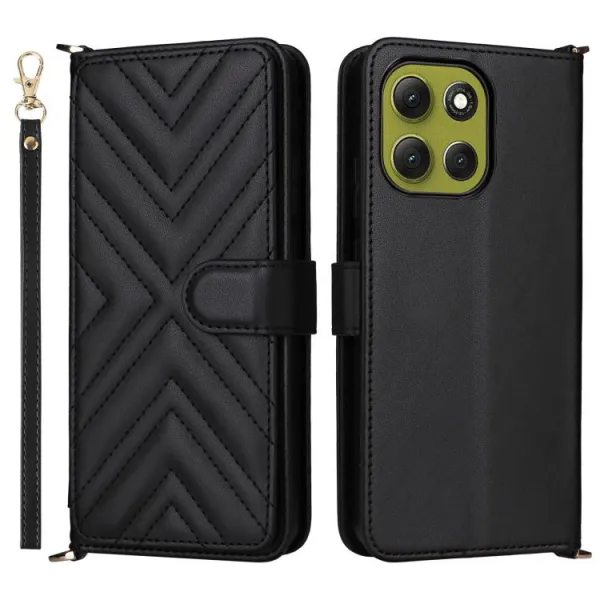PRESTIGE Peňaženkové puzdro pre Motorola Moto G86 Power 5G čierne