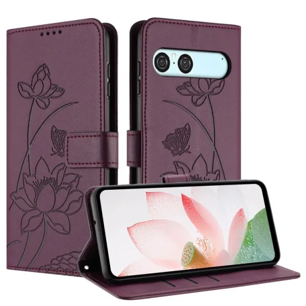 ART LOTUS Peňaženkové puzdro pre Sony Xperia 10 VII bordové
