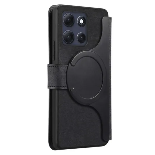 CASENEO Peňaženkové puzdro pre Motorola Moto G86 Power 5G čierne