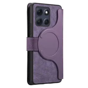 CASENEO Peňaženkové puzdro pre Motorola Moto G86 Power 5G fialové