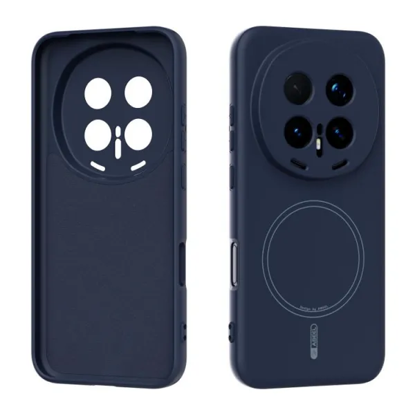 ABEEL SILICONE MAGSAFE Ochranný kryt pre Honor Magic8 Pro tmavomodrý