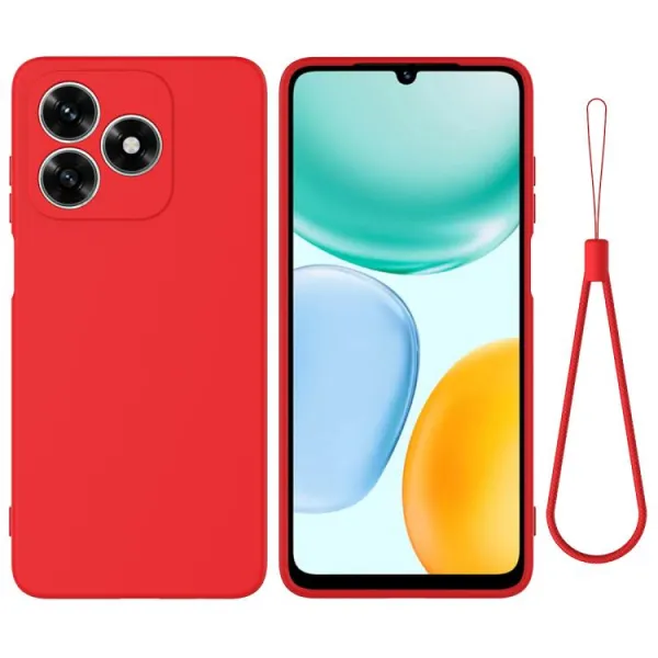 RUBBER Ochranný obal pre Honor X5c Plus červený