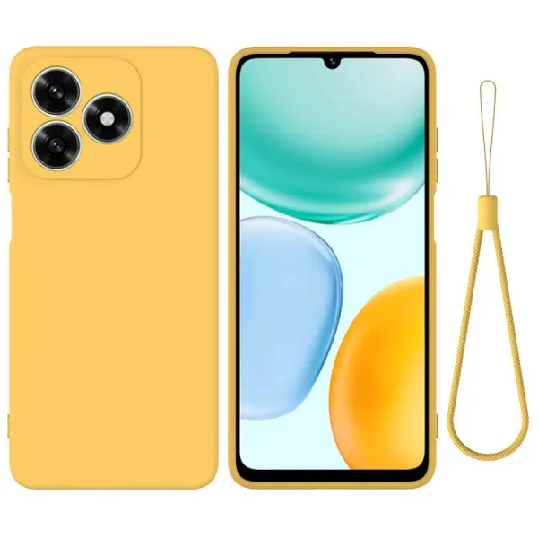 RUBBER Ochranný obal pre Honor X5c Plus žltý