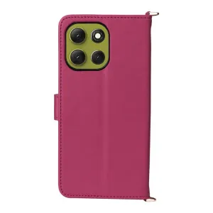 PRESTIGE Peňaženkové puzdro pre Motorola Moto G86 Power 5G červené