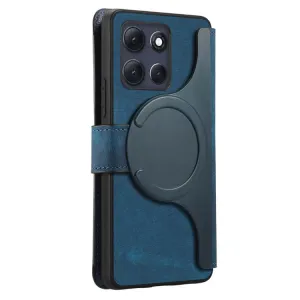 CASENEO Peňaženkové puzdro pre Motorola Moto G86 Power 5G modré