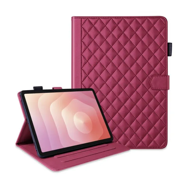 LATTICE Zaklápacie puzdro pre Samsung Galaxy Tab S11 červené
