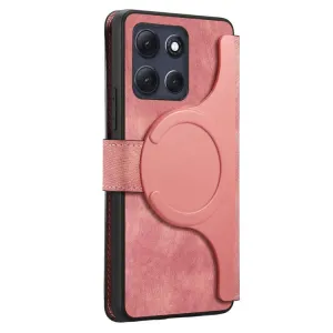 CASENEO Peňaženkové puzdro pre Motorola Moto G86 Power 5G ružové