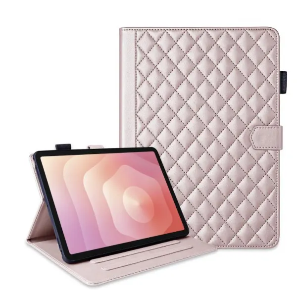 LATTICE Zaklápacie puzdro pre Samsung Galaxy Tab S11 ružové