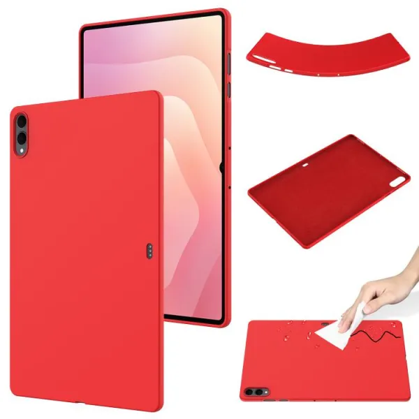 RUBBER Ochranný kryt pre Samsung Galaxy Tab S11 Ultra červený