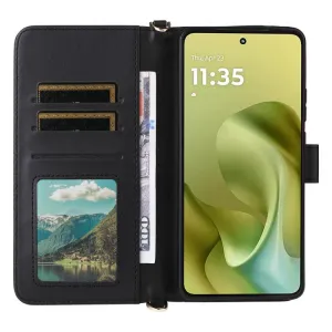 PRESTIGE Peňaženkové puzdro pre Motorola Moto G86 Power 5G čierne