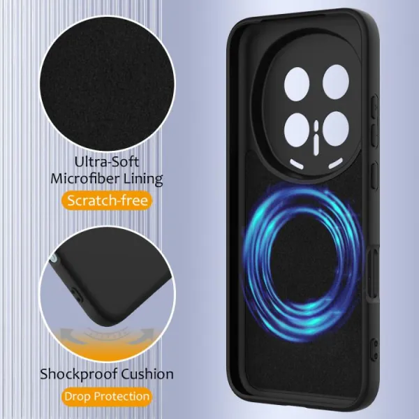 RUBBER MAGSAFE Silikónový kryt pre Honor Magic8 Pro BLACK