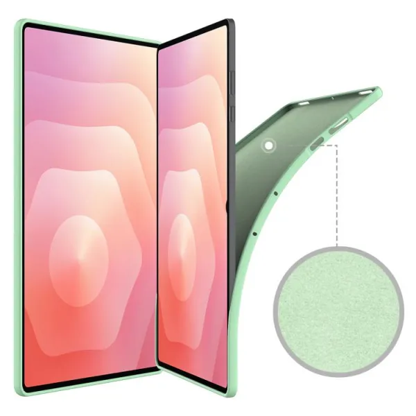 RUBBER Ochranný kryt pre Samsung Galaxy Tab S11 Ultra zelený