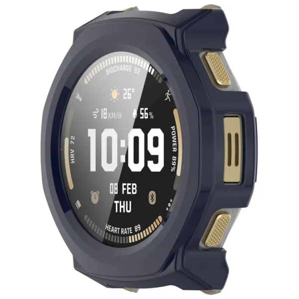 PC FULL COVER Plastový kryt so sklom pre Amazfit T-Rex 3 Pro 44mm modrý