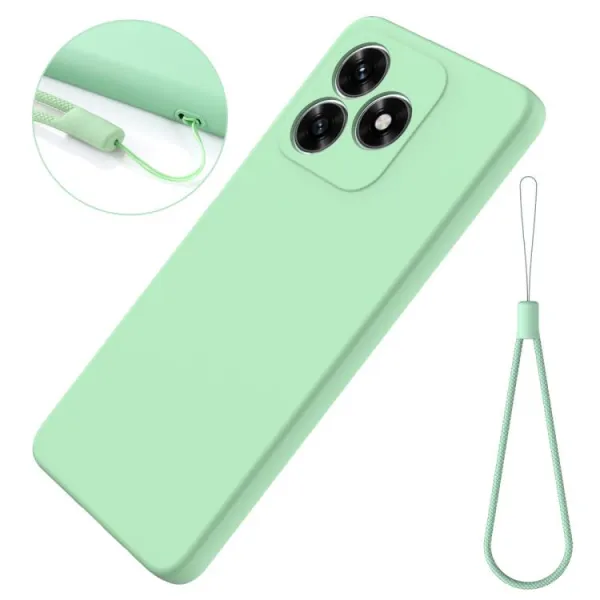 RUBBER Ochranný obal pre Honor X5c Plus zelený