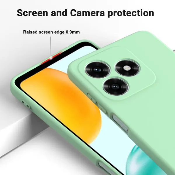 RUBBER Ochranný obal pre Honor X5c Plus zelený