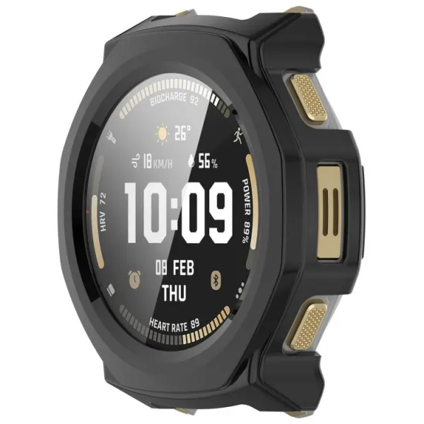 PC FULL COVER Plastový kryt so sklom pre Amazfit T-Rex 3 Pro 44mm čierny