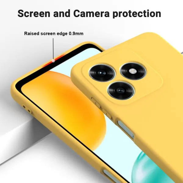 RUBBER Ochranný obal pre Honor X5c Plus žltý