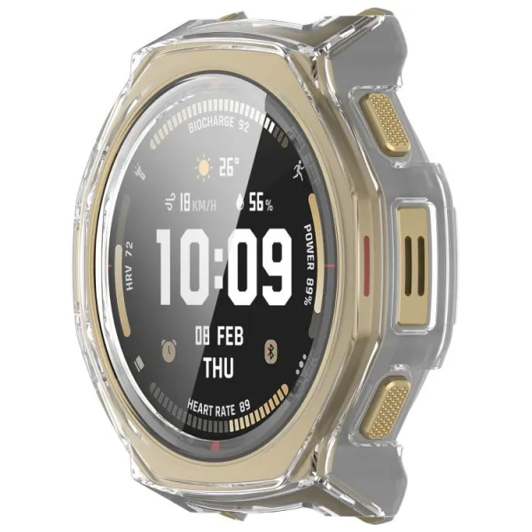 PC FULL COVER Plastový kryt so sklom pre Amazfit T-Rex 3 Pro 44mm priehľadný