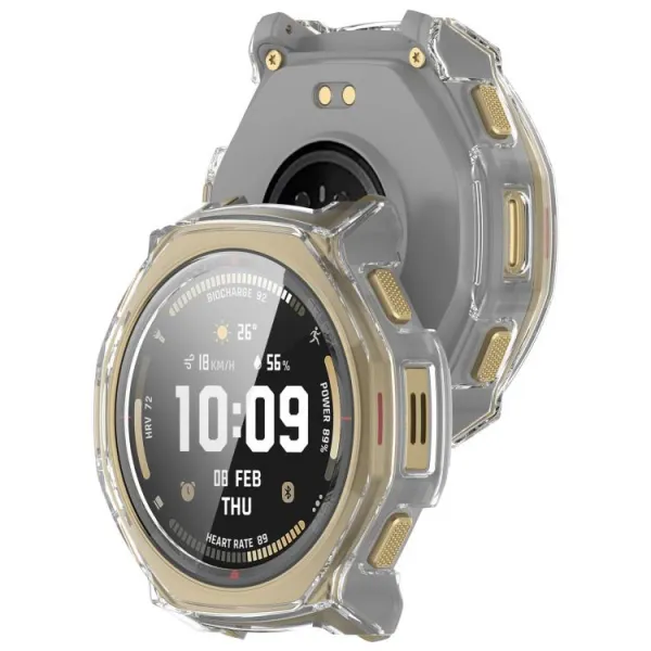PC FULL COVER Plastový kryt so sklom pre Amazfit T-Rex 3 Pro 44mm priehľadný