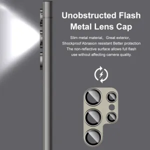 IMAK METAL PREMIUM COVER Ochrana fotoaparátu Samsung Galaxy S24 Ultra 5G BLACK