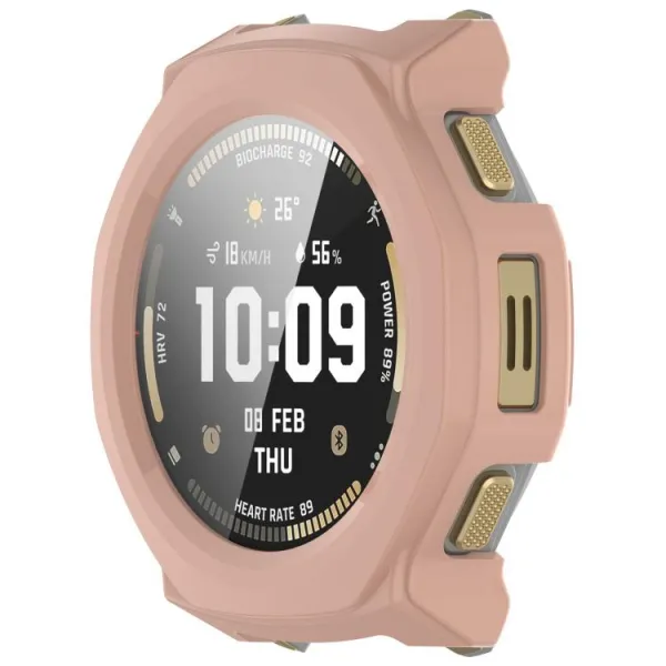 PC FULL COVER Plastový kryt so sklom pre Amazfit T-Rex 3 Pro 44mm ružový