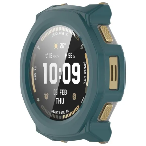 PC FULL COVER Plastový kryt so sklom pre Amazfit T-Rex 3 Pro 44mm zelený