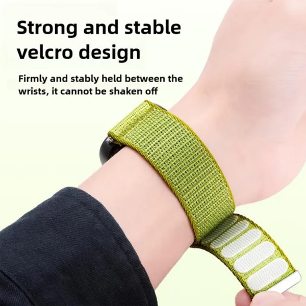 NYLON Univerzálny remienok pre smart hodinky - šírka 18mm hnedý